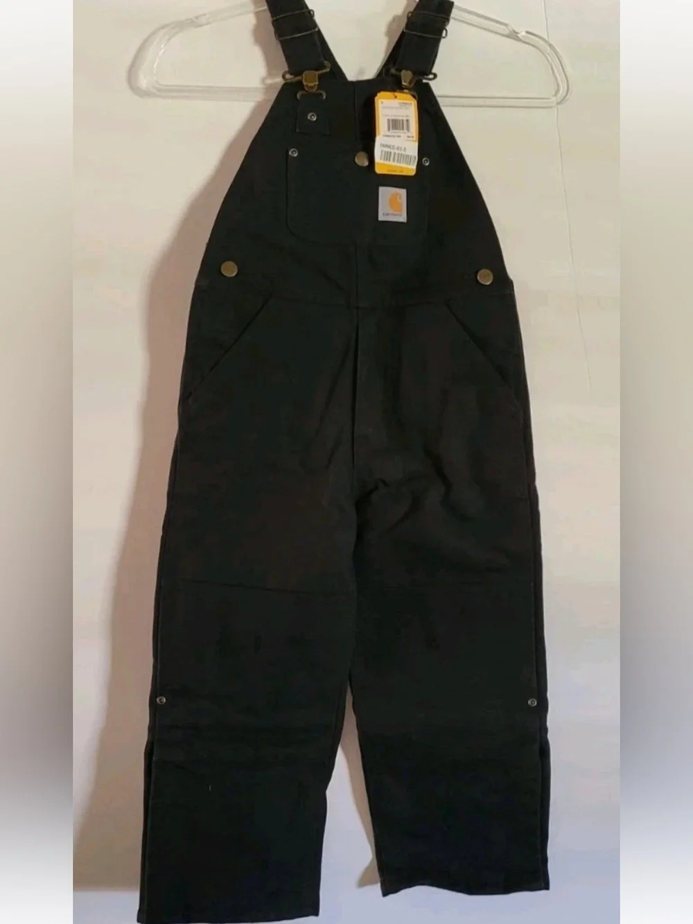 Carhartt Duck Canvas Insulated Bib Overalls Loose Fit Quilted Lining OX8662